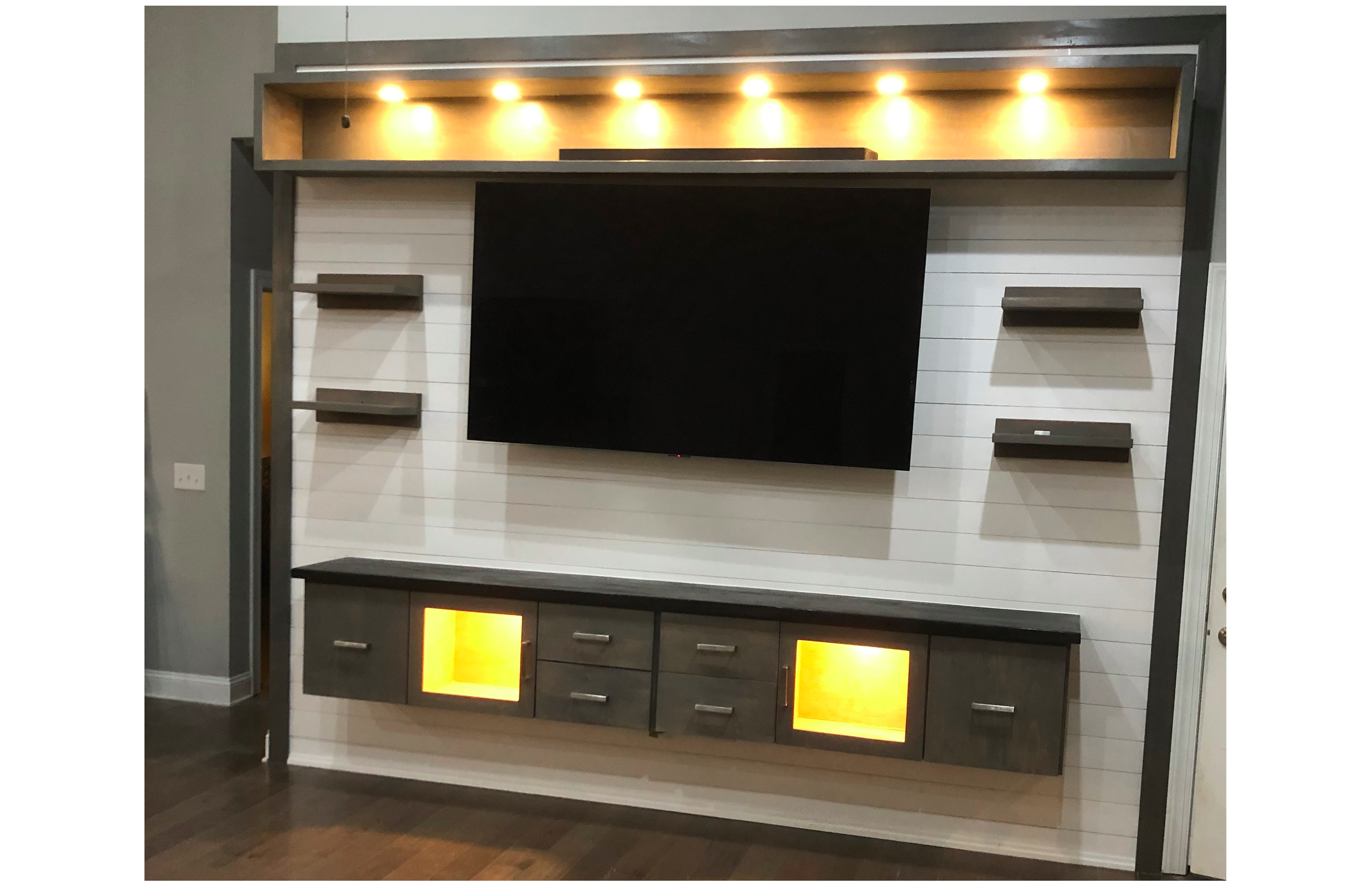 Finished Entertainment Center